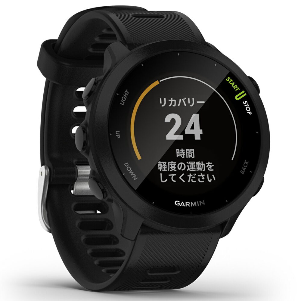 GPSランニングウォッチ ガーミン GARMIN ForeAthlete 55 Black （010-02562-40） スマートウォッチ マラソン 水泳 トレッドミルラン ピラティス ヨガ 心拍計 加速度計 睡眠計 健康管理 - 画像 (11)