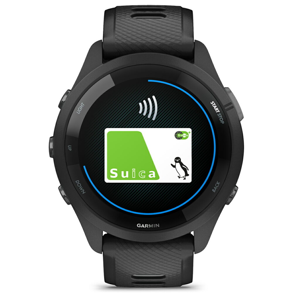 ガーミン GARMIN Forerunner 265 Music Black フォアランナー 265 ミュージック 010-02810-40 GPS ランニング スマートウォッチ 腕時計 ブラック - 画像 (2)