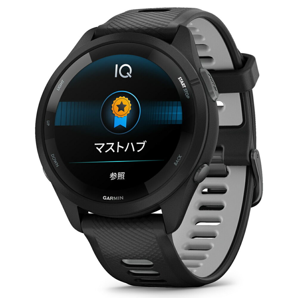 ガーミン GARMIN Forerunner 265 Music Black フォアランナー 265 ミュージック 010-02810-40 GPS ランニング スマートウォッチ 腕時計 ブラック - 画像 (12)