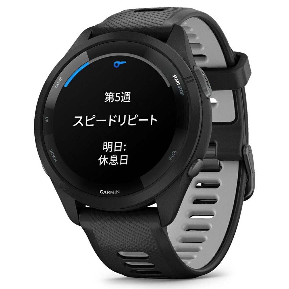 ガーミン GARMIN Forerunner 265 Music Black フォアランナー 265 ミュージック 010-02810-40 GPS ランニング スマートウォッチ 腕時計 ブラック - 画像 (16)