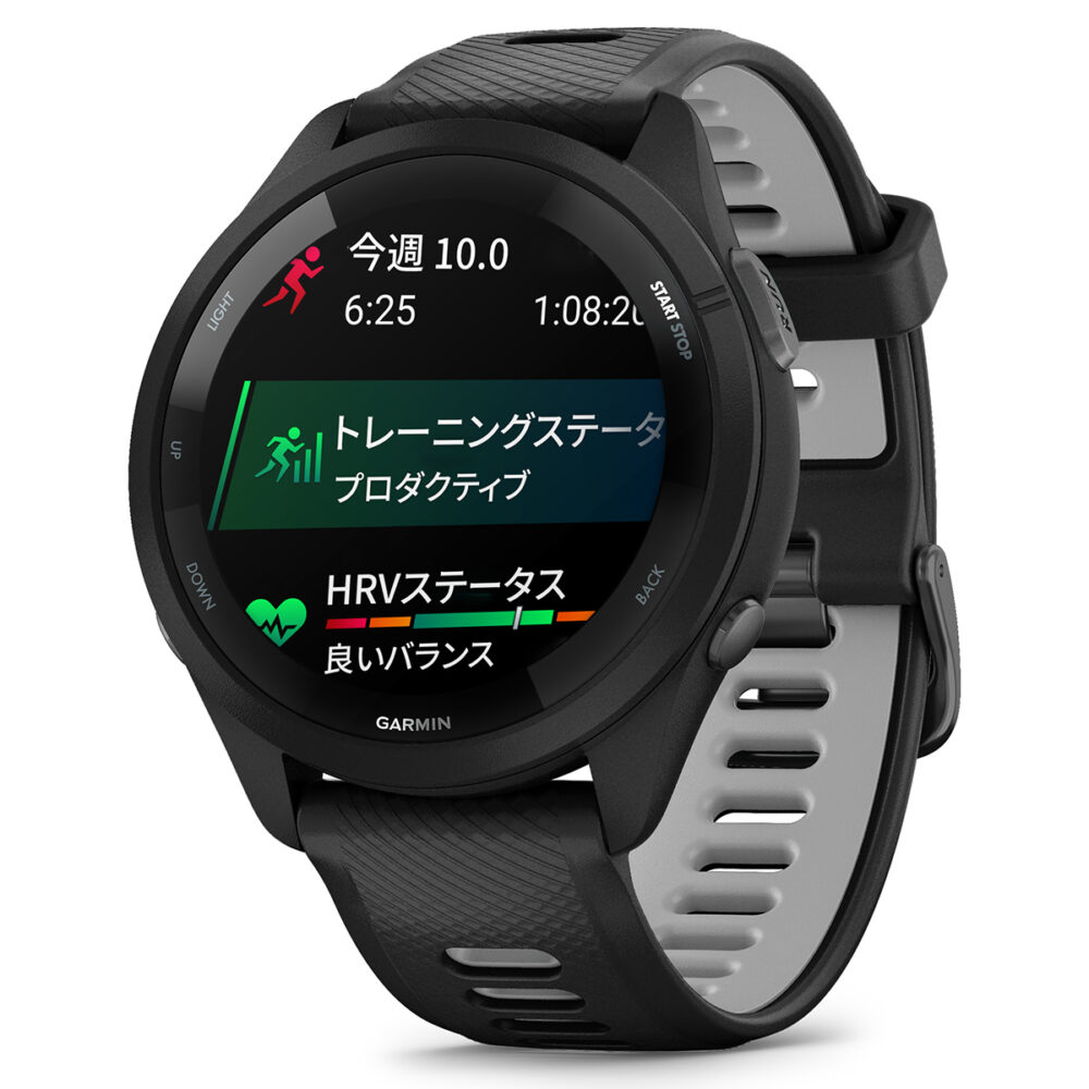 ガーミン GARMIN Forerunner 265 Music Black フォアランナー 265 ミュージック 010-02810-40 GPS ランニング スマートウォッチ 腕時計 ブラック - 画像 (17)