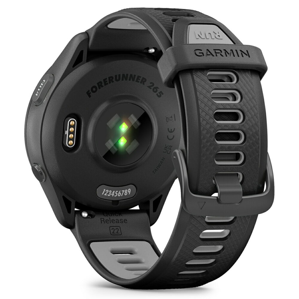 ガーミン GARMIN Forerunner 265 Music Black フォアランナー 265 ミュージック 010-02810-40 GPS ランニング スマートウォッチ 腕時計 ブラック - 画像 (5)