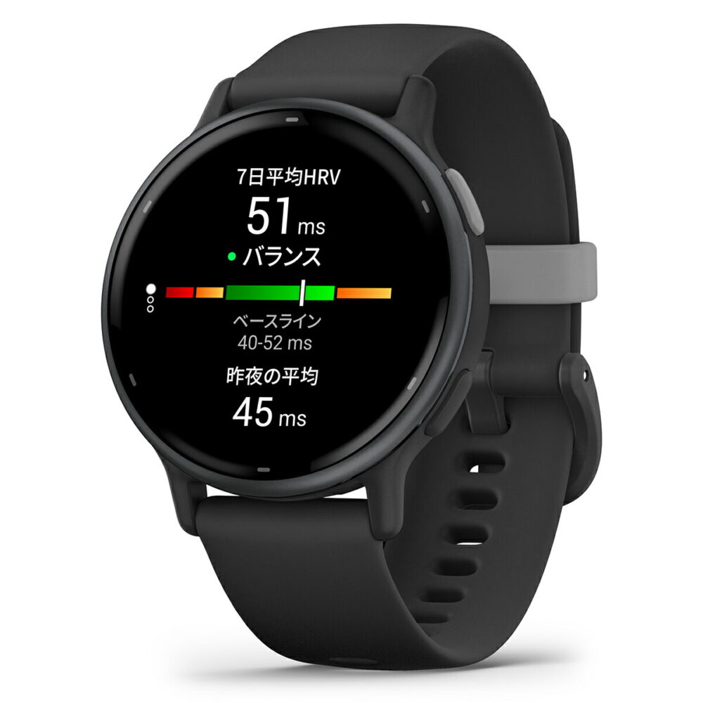 ガーミン GARMIN vivoactive 5 ヴィヴォアクティブ5 GPS スマートウォッチ ライフログ 010-02862-40 腕時計 メンズ レディース Black/Slate - 画像 (14)