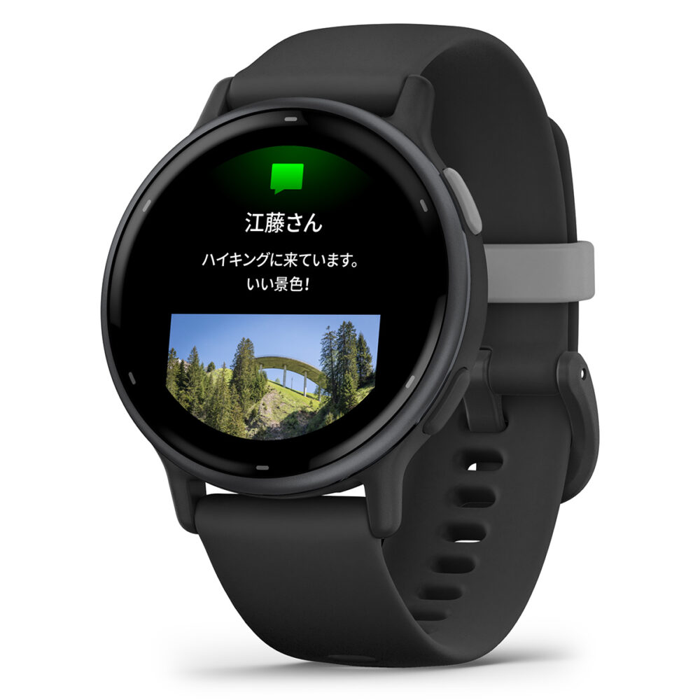 ガーミン GARMIN vivoactive 5 ヴィヴォアクティブ5 GPS スマートウォッチ ライフログ 010-02862-40 腕時計 メンズ レディース Black/Slate - 画像 (15)