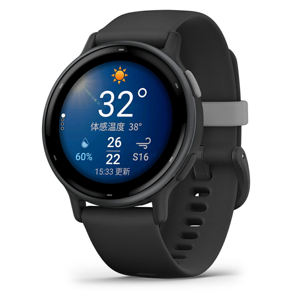 ガーミン GARMIN vivoactive 5 ヴィヴォアクティブ5 GPS スマートウォッチ ライフログ 010-02862-40 腕時計 メンズ レディース Black/Slate - 画像 (18)