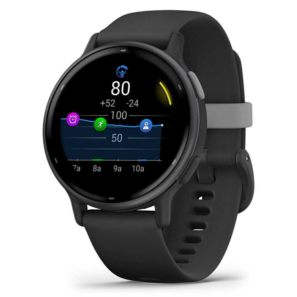 ガーミン GARMIN vivoactive 5 ヴィヴォアクティブ5 GPS スマートウォッチ ライフログ 010-02862-40 腕時計 メンズ レディース Black/Slate - 画像 (10)