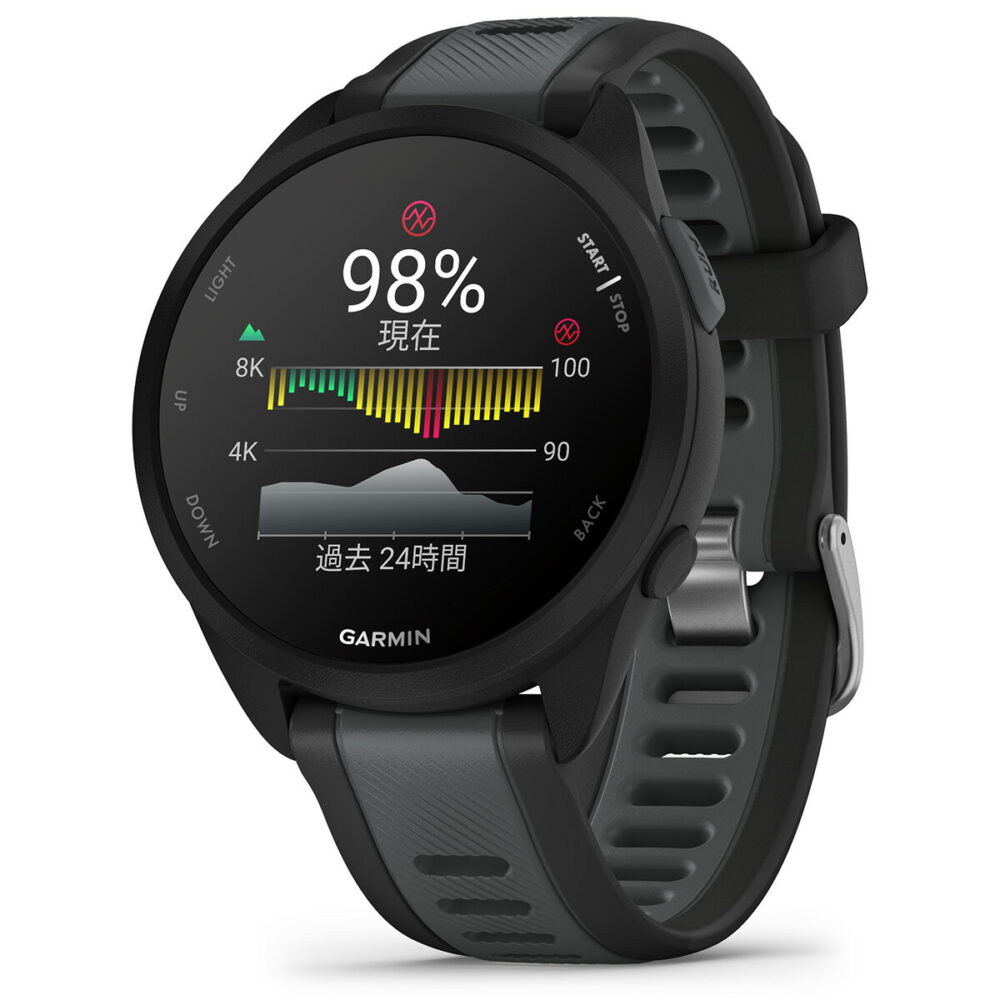 ガーミン GARMIN Forerunner 165 フォアランナー 165 GPS ランニング スマートウォッチ 010-02863-80 腕時計 メンズ レディース Black Gray - 画像 (16)