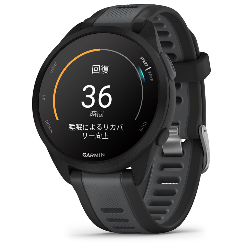 ガーミン GARMIN Forerunner 165 フォアランナー 165 GPS ランニング スマートウォッチ 010-02863-80 腕時計 メンズ レディース Black Gray - 画像 (19)