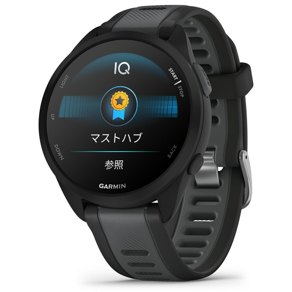 ガーミン GARMIN Forerunner 165 フォアランナー 165 GPS ランニング スマートウォッチ 010-02863-80 腕時計 メンズ レディース Black Gray - 画像 (5)