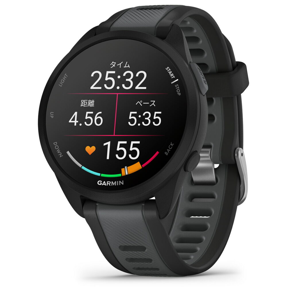 ガーミン GARMIN Forerunner 165 フォアランナー 165 GPS ランニング スマートウォッチ 010-02863-80 腕時計 メンズ レディース Black Gray - 画像 (6)