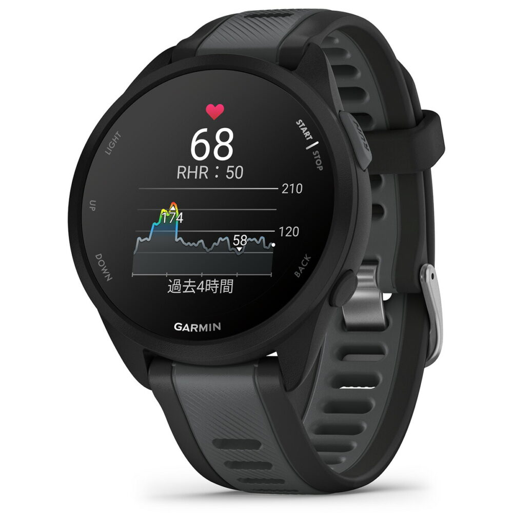 ガーミン GARMIN Forerunner 165 フォアランナー 165 GPS ランニング スマートウォッチ 010-02863-80 腕時計 メンズ レディース Black Gray - 画像 (10)