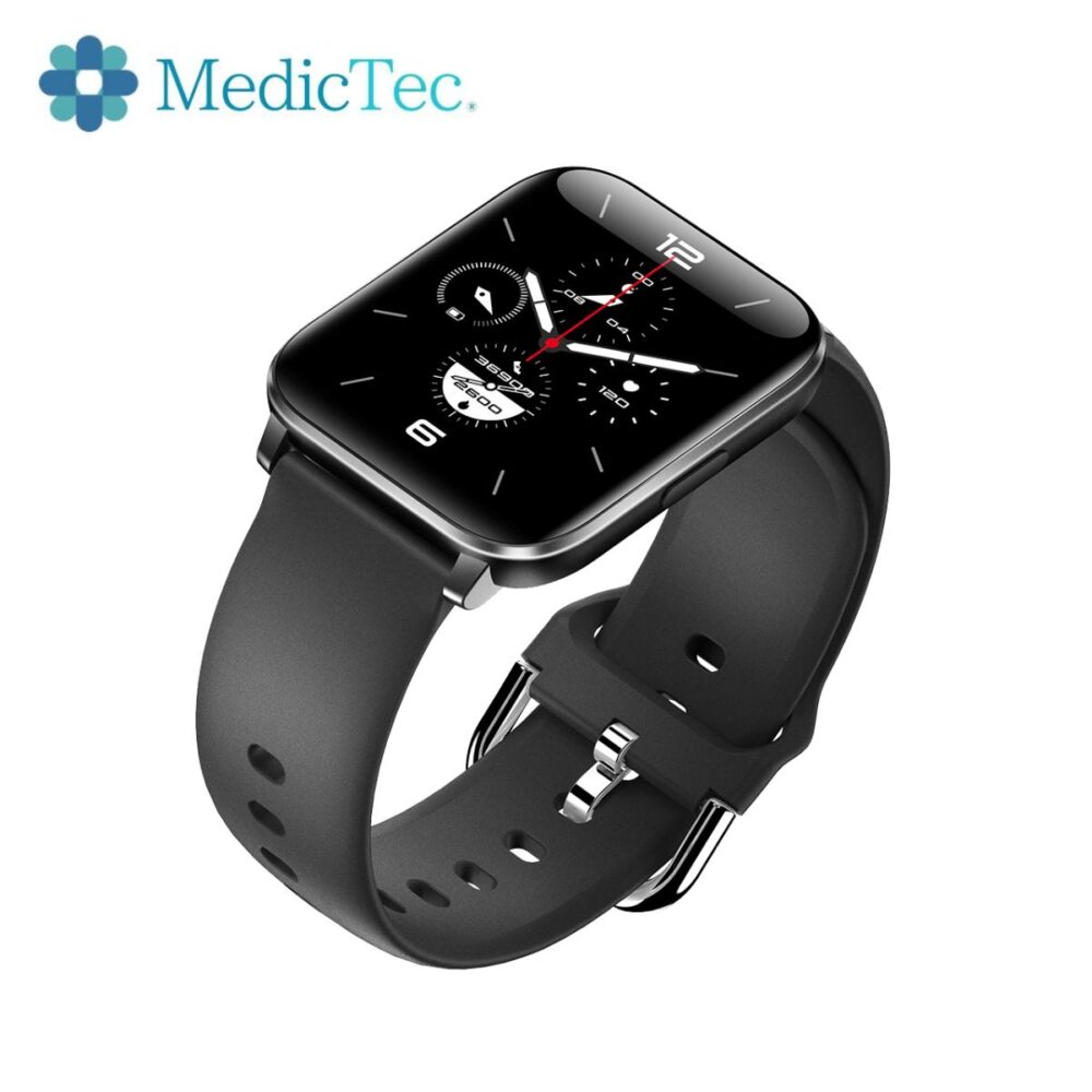 MedicTec PRO 不整脈検査 心臓の健康を監視 高性能  AI Watch 1.69インチ IP68防塵防水 ワイアレス充電対応  iPhoneヘルスケア連動 IOS対応 アンドロイド対応 運動自動認識機能搭載