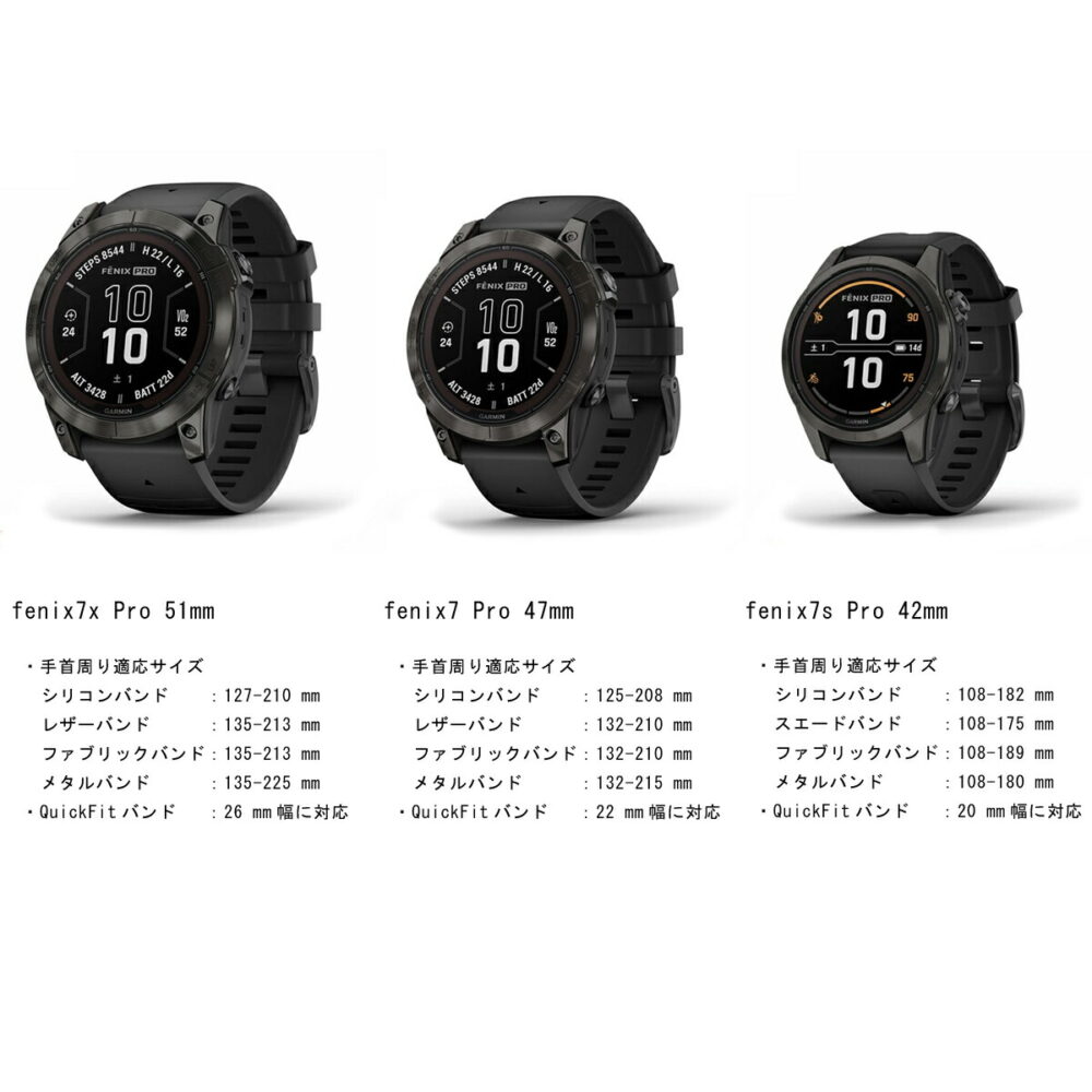 ガーミン fenix 7 Pro Sapphire Dual Power　47mm 010-02777-52Ti Carbon Gray DLC / Black シリコンバンドガーミン フェニックス 7 プロ シリーズ Music 　GARMIN ガーミン IDA 秋冬 勤労感謝 ギフト - 画像 (8)