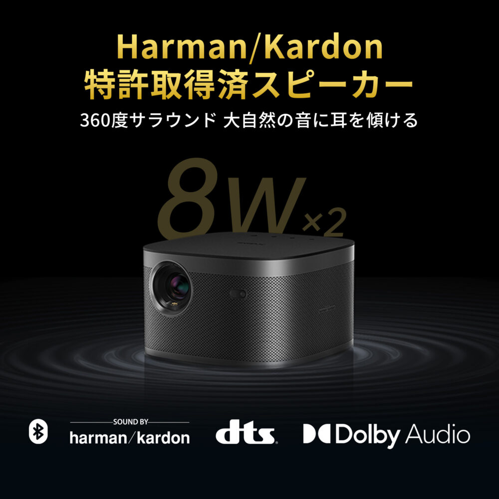 XGIMI HORIZON Pro 4Kプロジェクター 高輝度　 Android TV 10.0搭載【Harman Kardonスピーカー / bluetooth対応 / オートフォーカス / 自動台形補正 / HDR10/ 低遅延 / 静音 / 200インチ】 - 画像 (5)