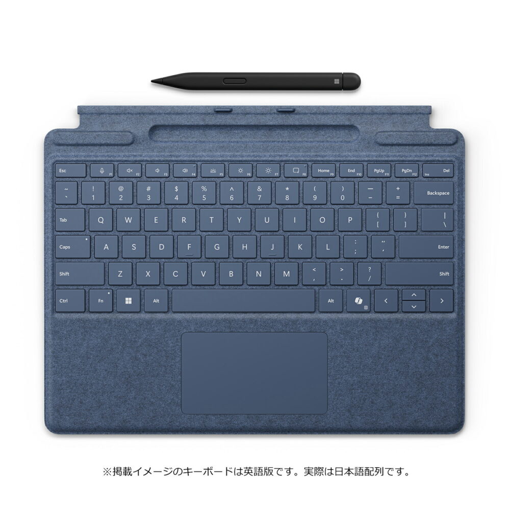 2点セット: Surface Pro（第 11 世代）サファイア Snapdragon X Plus / 16GB / 512GB + Surface Pro キーボード（ペン収納付き/スリム ペン付き）EP2-23859 Copilot+PC - 画像 (7)