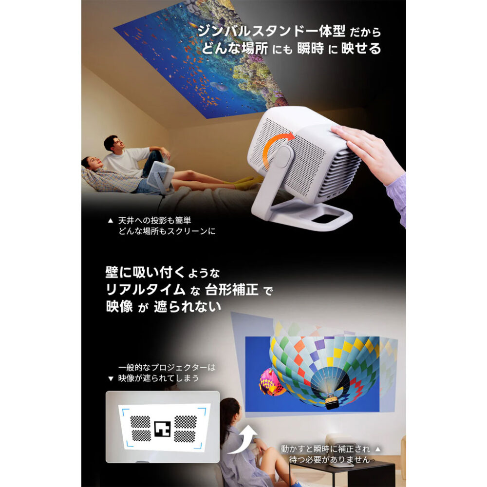 N1S JMGO  3色レーザー光源採用Google TV搭載フルHDプロジェクター - 画像 (5)