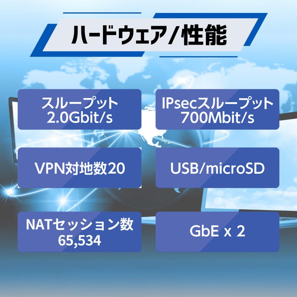 YAMAHA ヤマハ LTE アクセス VoIP ルーター NVR700W ブラック - 画像 (7)