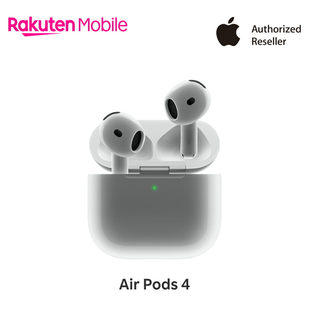 AirPods 4 アクセサリー国内Apple認定店 ワイヤレスイヤホン MXP63J/A モバイル公式 エアポッズ